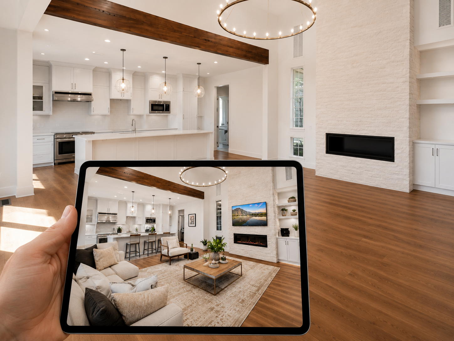 Virtual staging